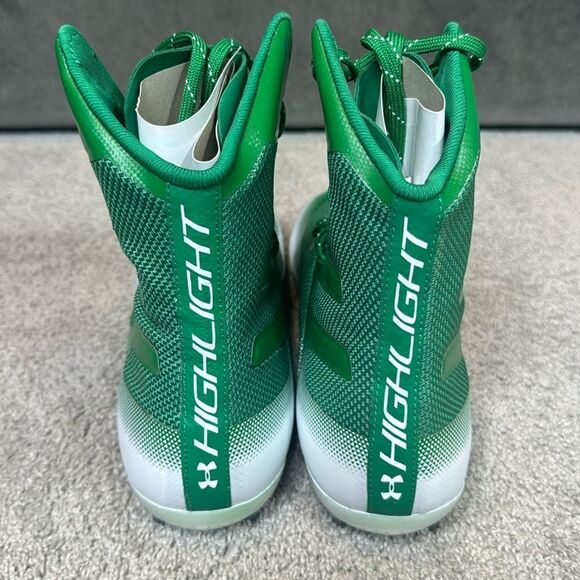 Men’s Under Armour Highlight MC Green Football Cleats Size 13 3000177-103 NEW - Picture 3 of 12